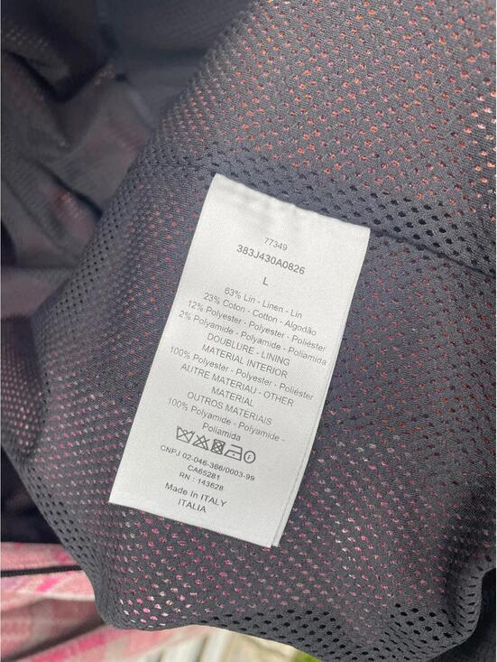 DIOR HOMME Pink Checked Jacket LARGE - Picture 7 of 9